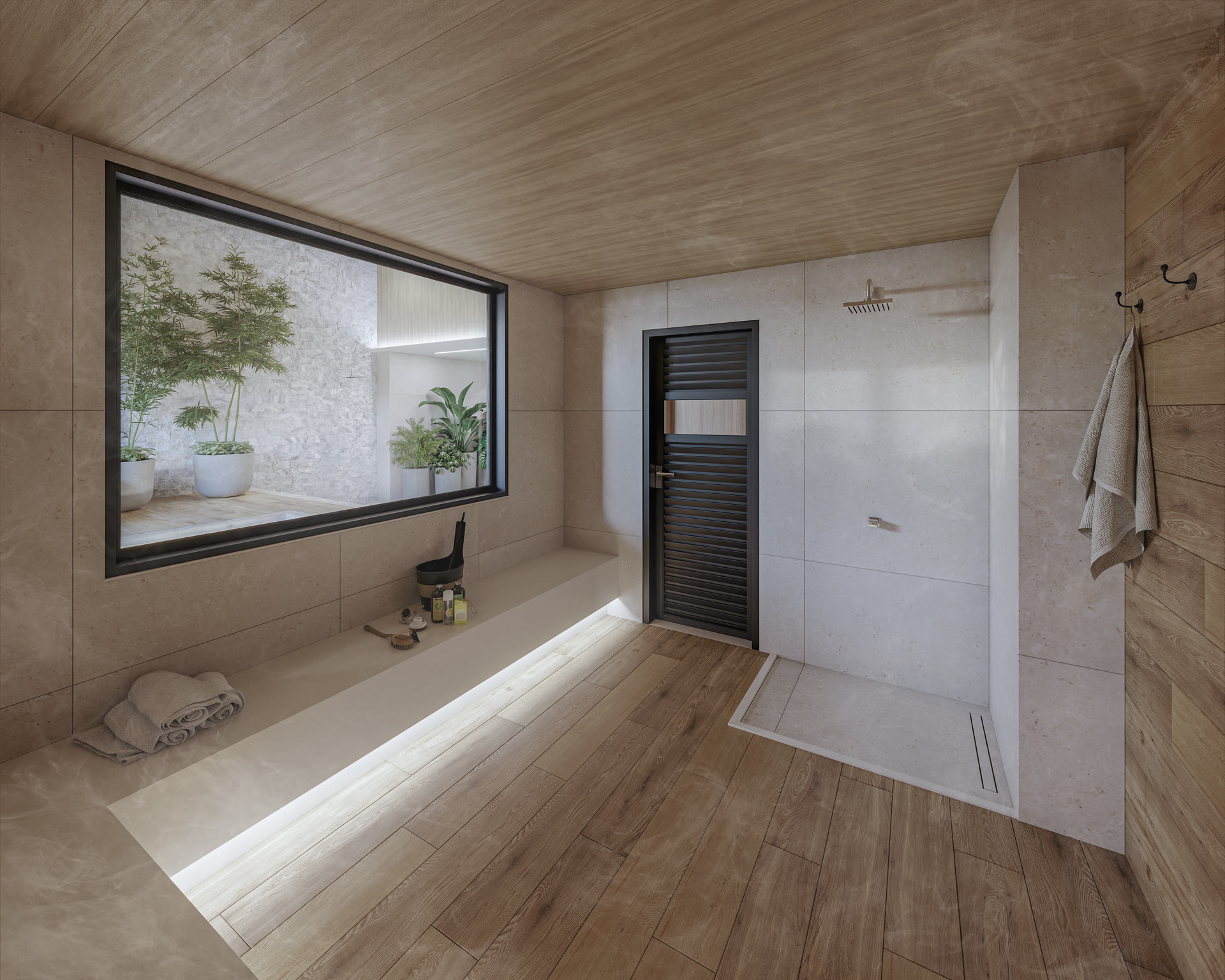 Sauna do Invite Wellness no rooftop (imagem ilustrativa)
